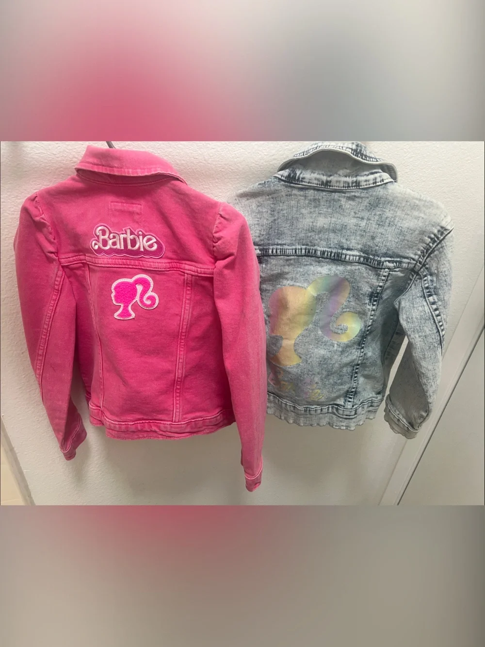 Barbie Denim Jacket & Pink Studded Gap Barbie Jacket